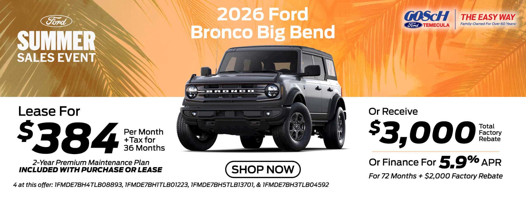 2026 Ford Bronco Big Bend