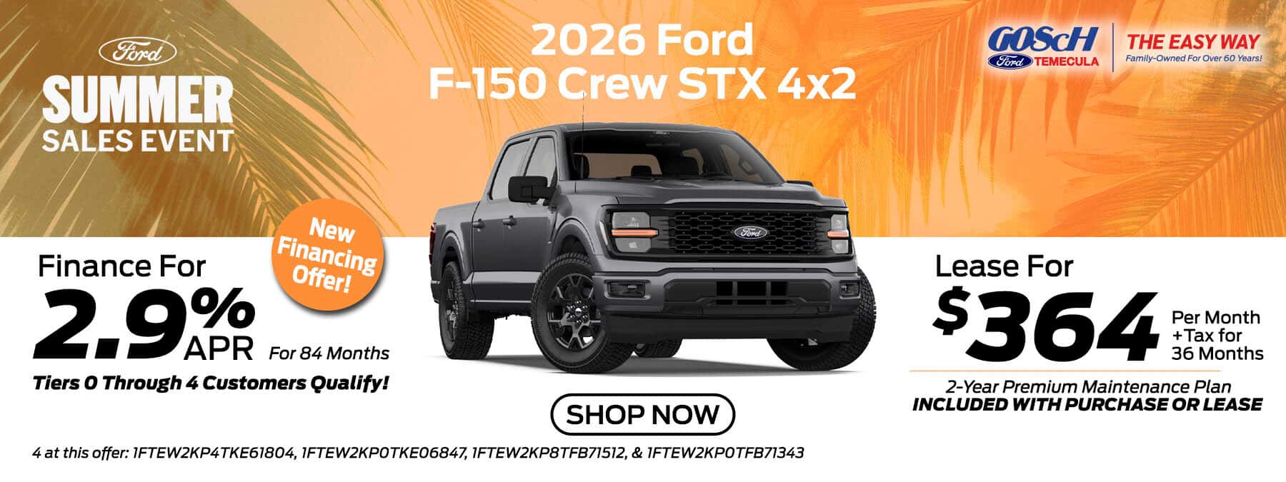 2026 Ford F-150 Crew STX 4x2