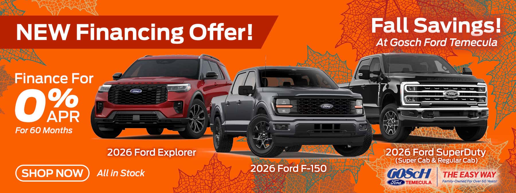 0% APR Gosch Ford Temecula