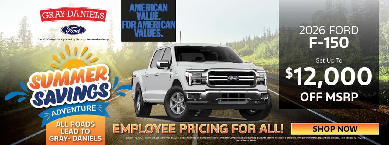 2026 F-150 Get Up to $12,000 off MSRP