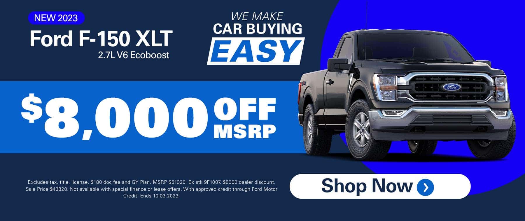 MSRP F150 Offer