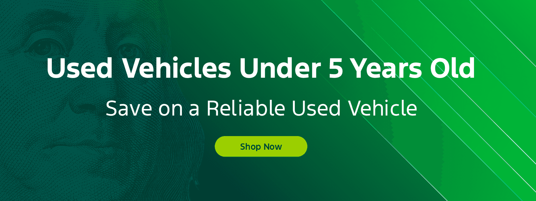 Used vehicles under 5 years old