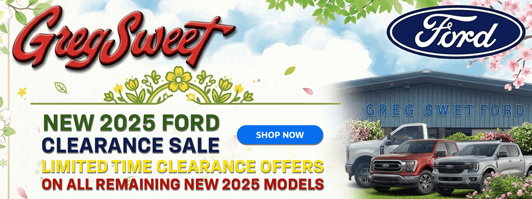New 2025 Ford Spring Clearance Sale
