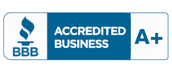 A+ Rating from the Better Business Bureau logo
