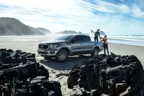 Ford Ranger at the Beach