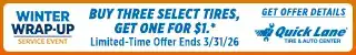 Winter Wrap Up Tire Offers 