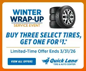 Limited Time Tire Offer at Gresham Quick Lane and Tire Center
