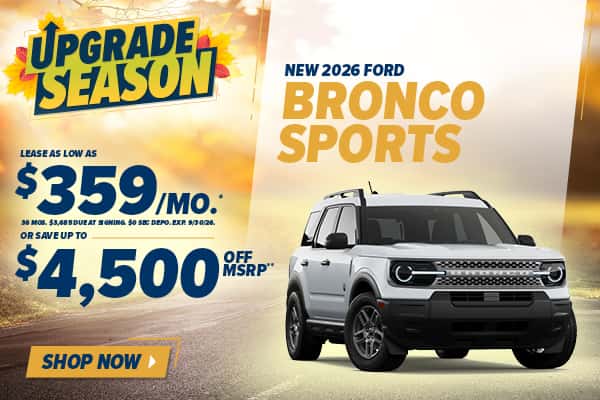 NEW 2026 FORD BRONCO SPORTS