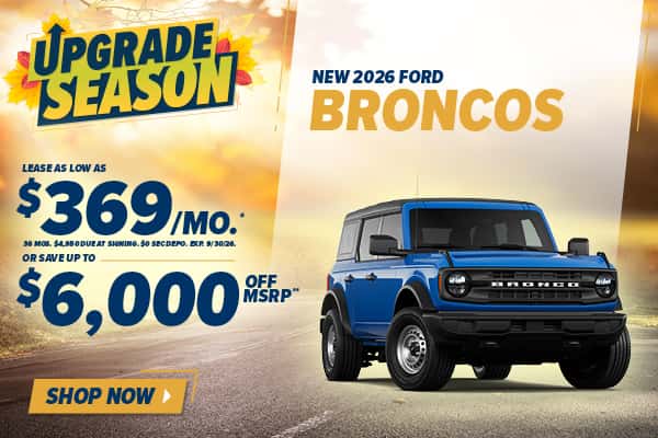NEW 2026 FORD BRONCOS