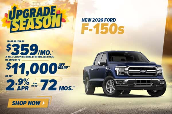 NEW 2026 FORD F-150s