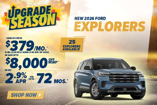 NEW 2026 FORD EXPLORERS