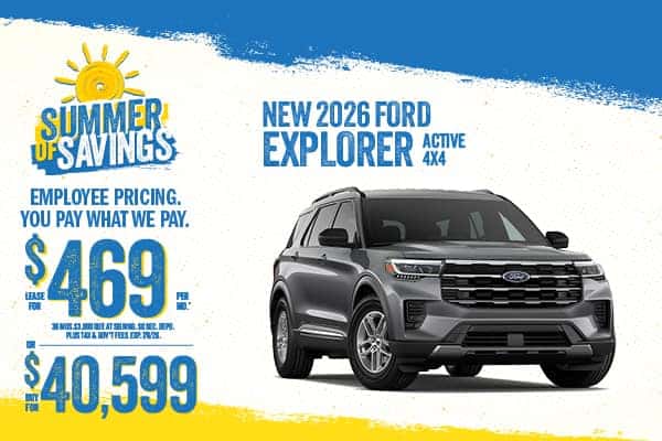 New 2026 Ford EXPLORER