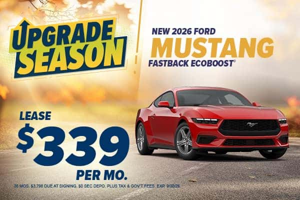 NEW 2026 FORD MUSTANG FASTBACK ECOBOOST®