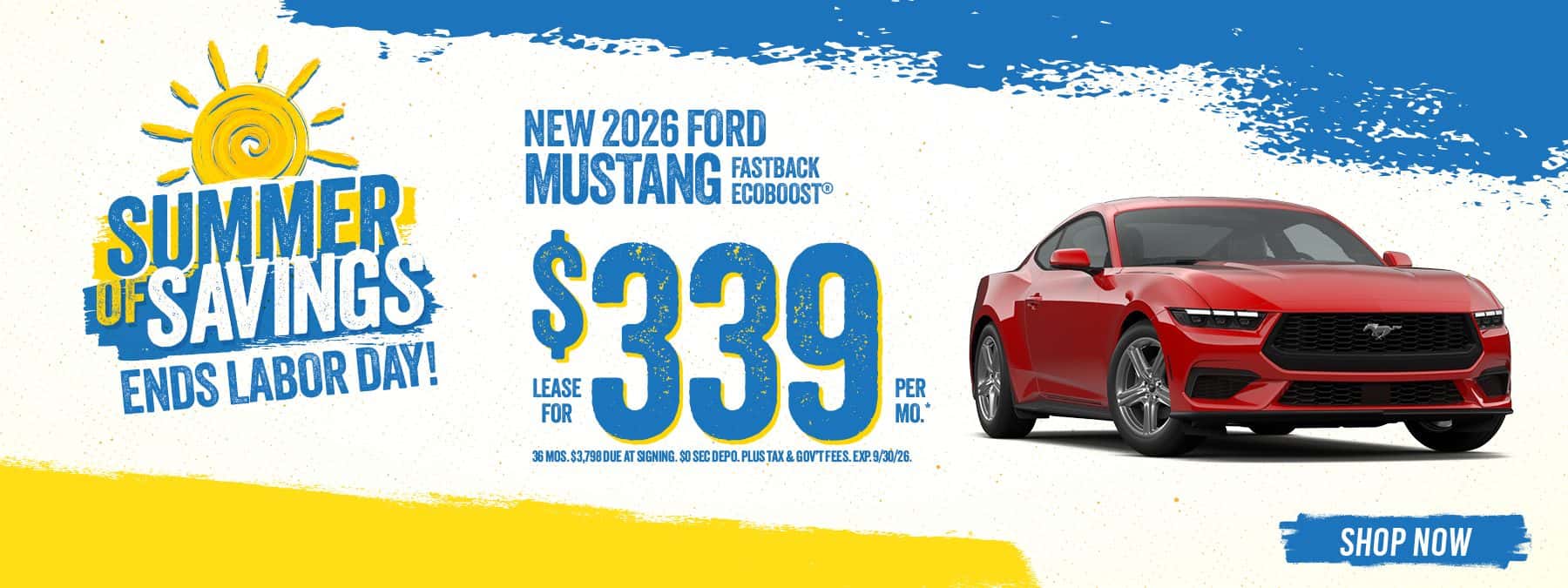 NEW 2026 FORD MUSTANG FASTBACK ECOBOOST®