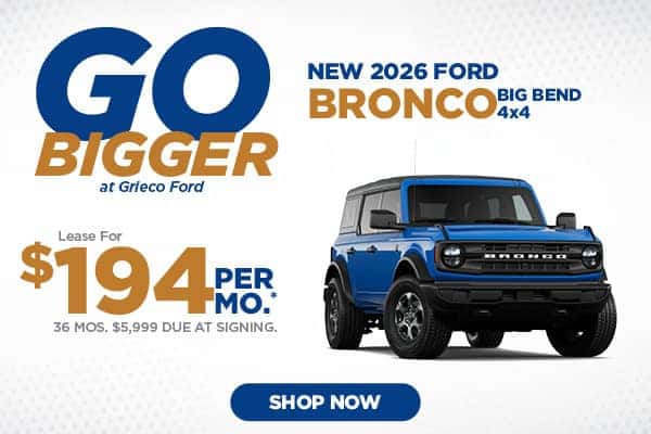 NEW 2026 FORD BRONCO BIG BEND 4x4 