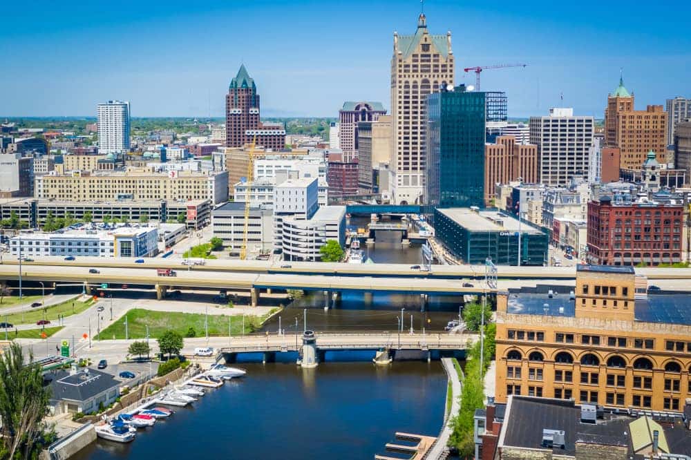 Downtown Milwaukee, WI, served by Griffin Ford in Waukesha