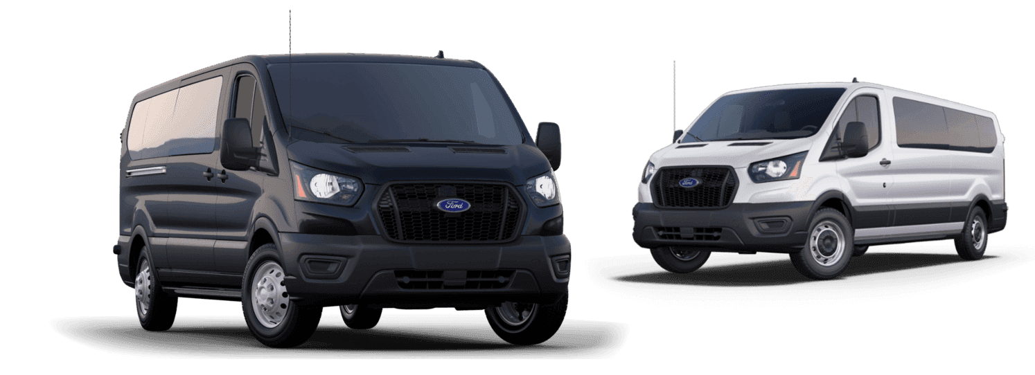 Red Ford  SVU & Blue Ford Truck 