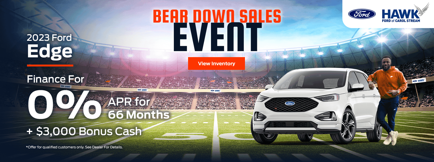 2023 Ford Edge -/ 0% for 66 Months + $3,000 Bonus Cash