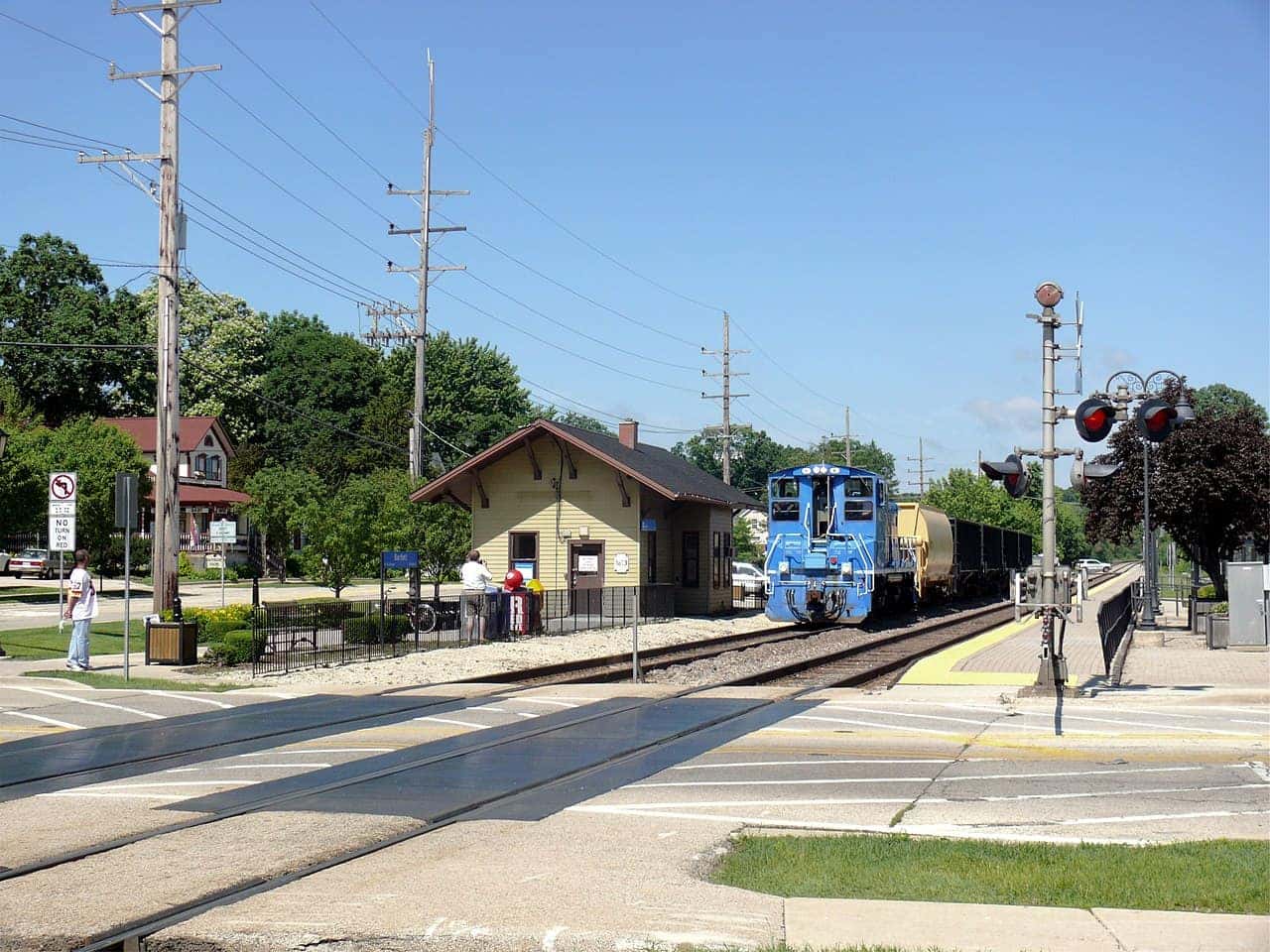 Metra Station in Bartlett, IL