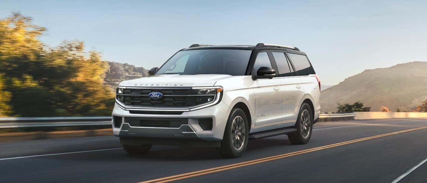 2027 Ford Expedition Exterior Driving On Mountain Road