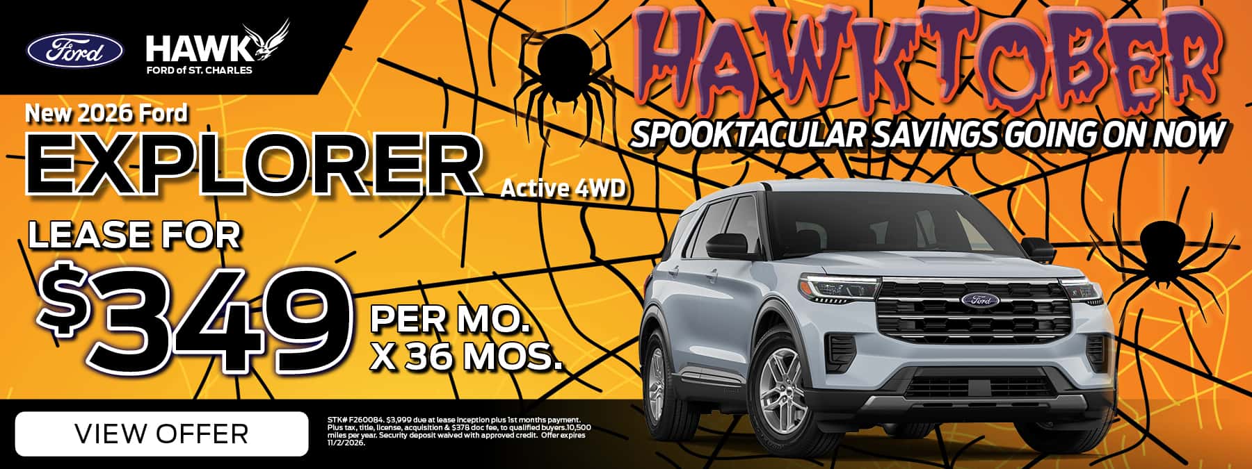 2026 Ford Explorer Offer | Hawk Ford of St. Charles