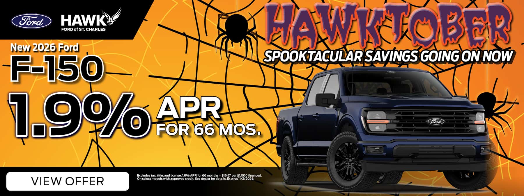 2026 Ford F-150 Offer | Hawk Ford of St Charles