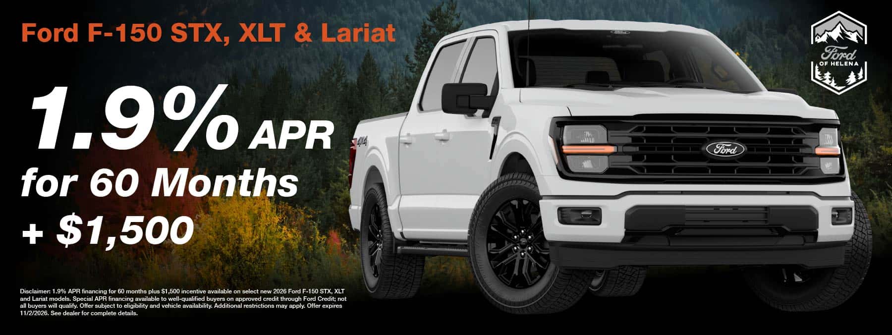 2026 F-150 APR Offer - Ford of Helena