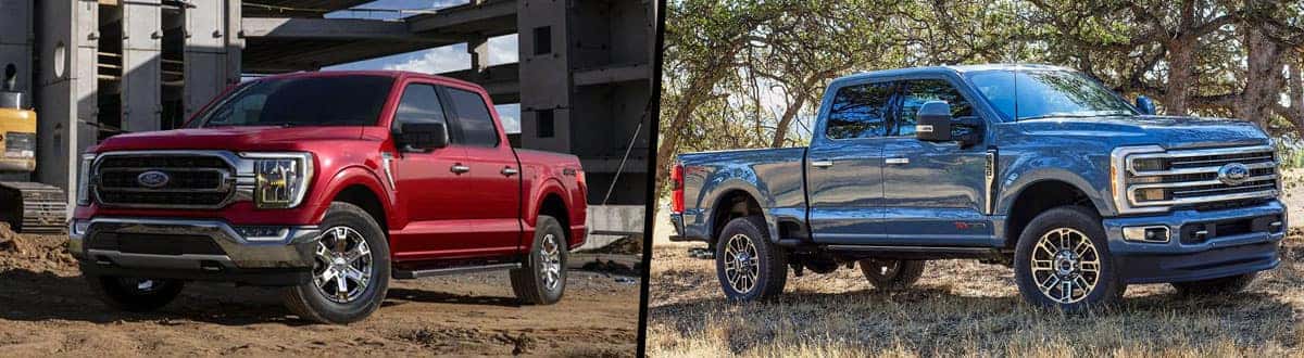 2023 Ford F-150 vs 2023 Ford Super Duty F-250