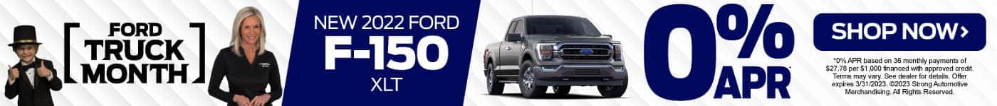 New 2022 Ford F-150 0% APR - SHOP NOW