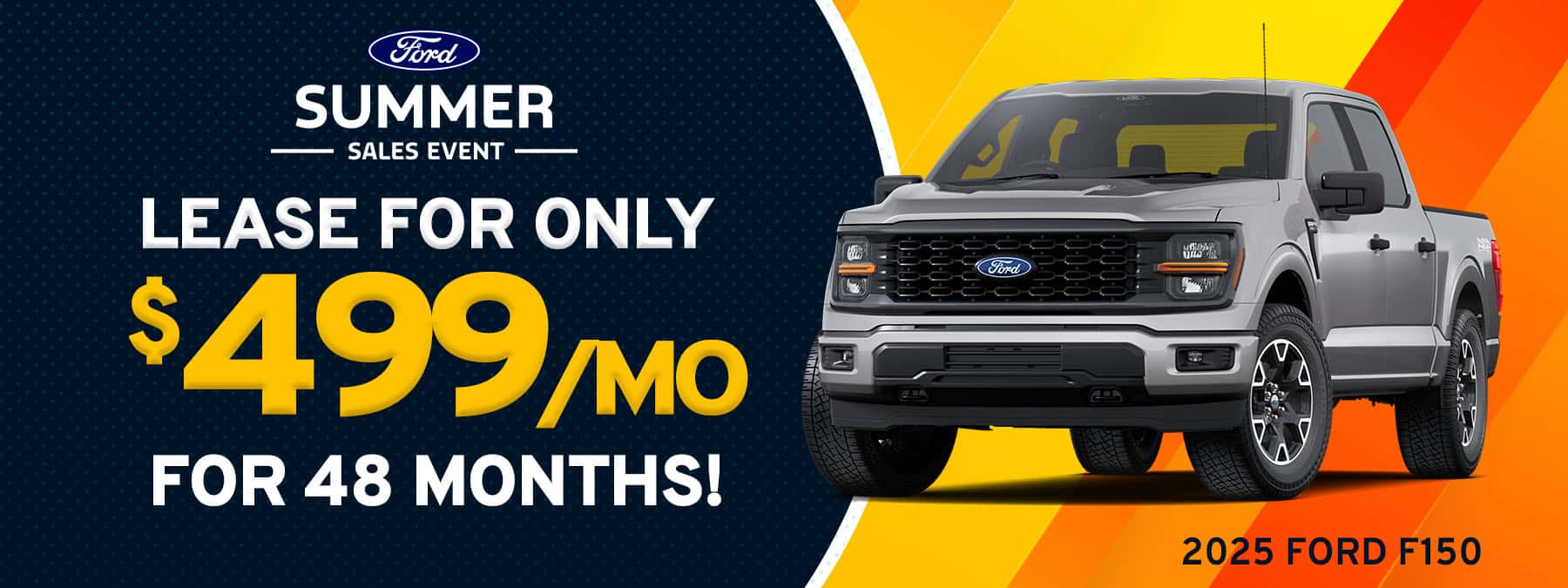 Lease Special on a new Ford F-150 near Gas City, Indiana