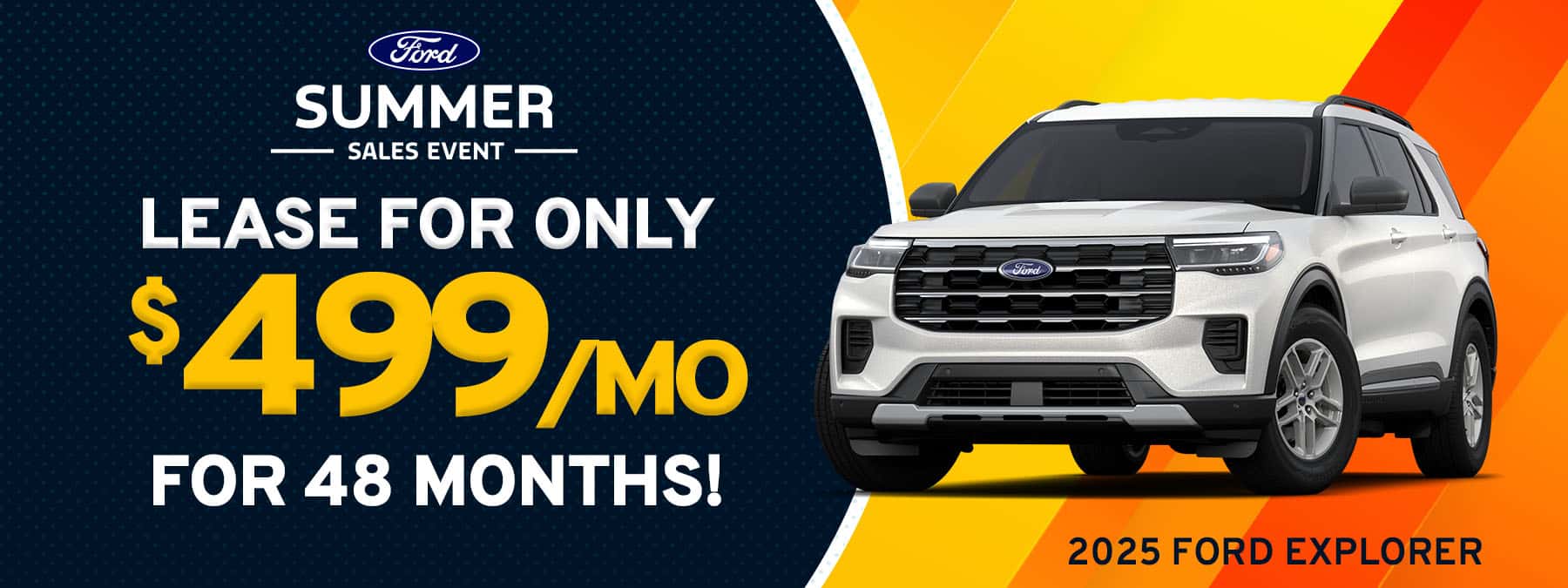 Lowest lease on a new Ford Explorer near Anderson, Indiana