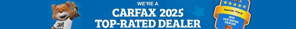 Hunter Ford is a CarFax top Rated Dealer!