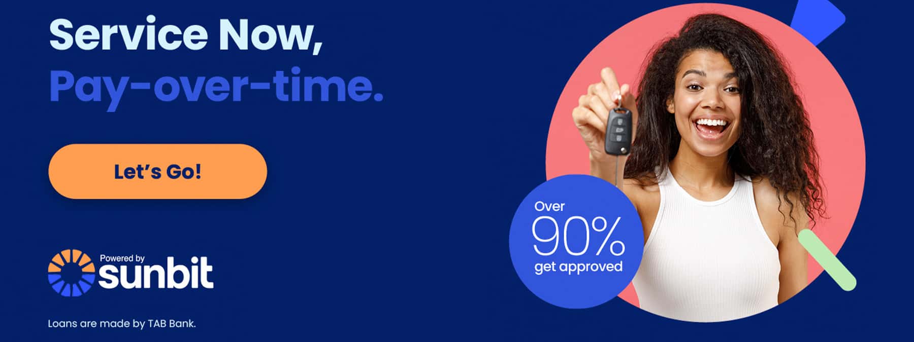 Get service for your car now and pay over time with Sunbit at Hunter Ford!