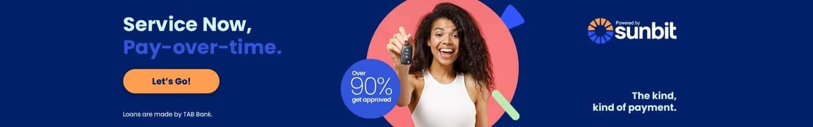 Sunbit Service & Parts Financing at Hunter Ford in Marion