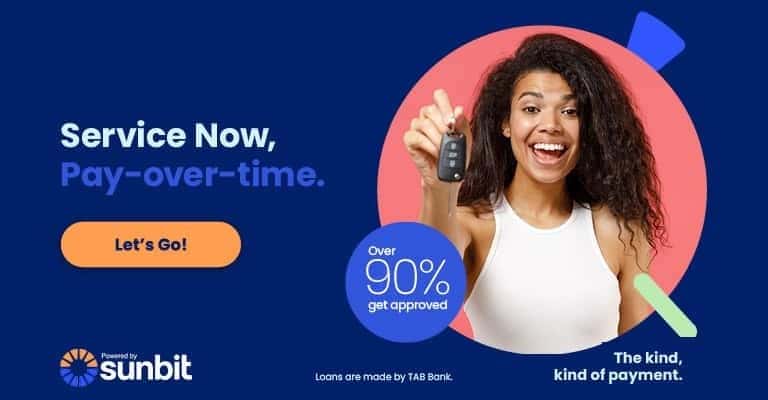 Sunbit Service & Parts Financing at Hunter Ford in Marion