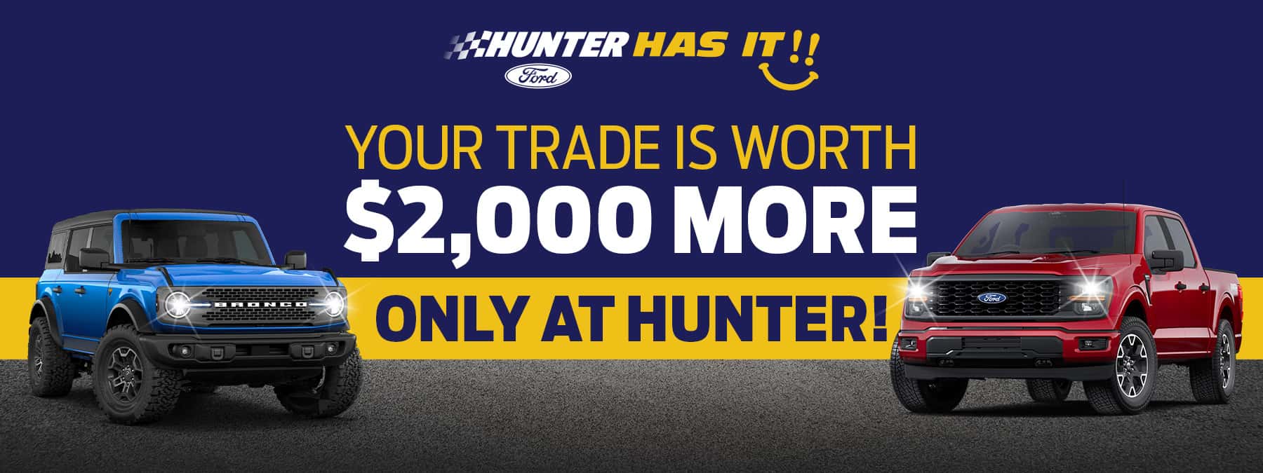 Your trade is worth more at Hunter Ford in Marion, Indiana