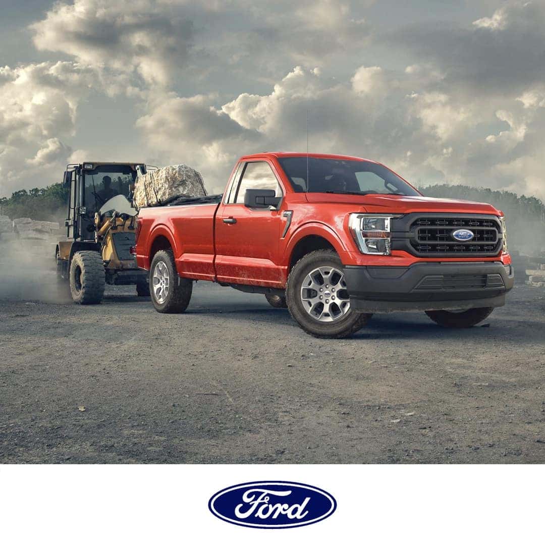 2023 Ford F-150 Hauling Heavy Machinery