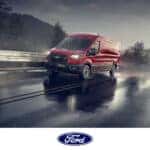 2023 Ford Transit on the road