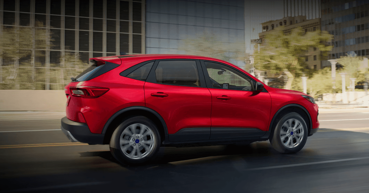 2025 Ford Escape in the color red