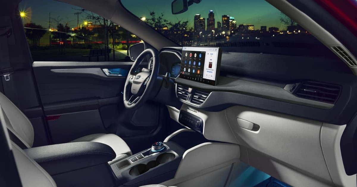 interior of the 2025 Ford Escape