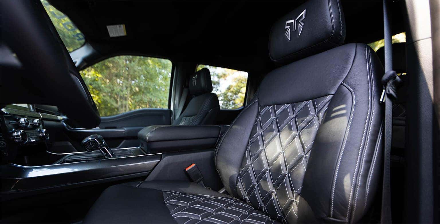 Ford Rocky Ridge F150 diamond stitch interior