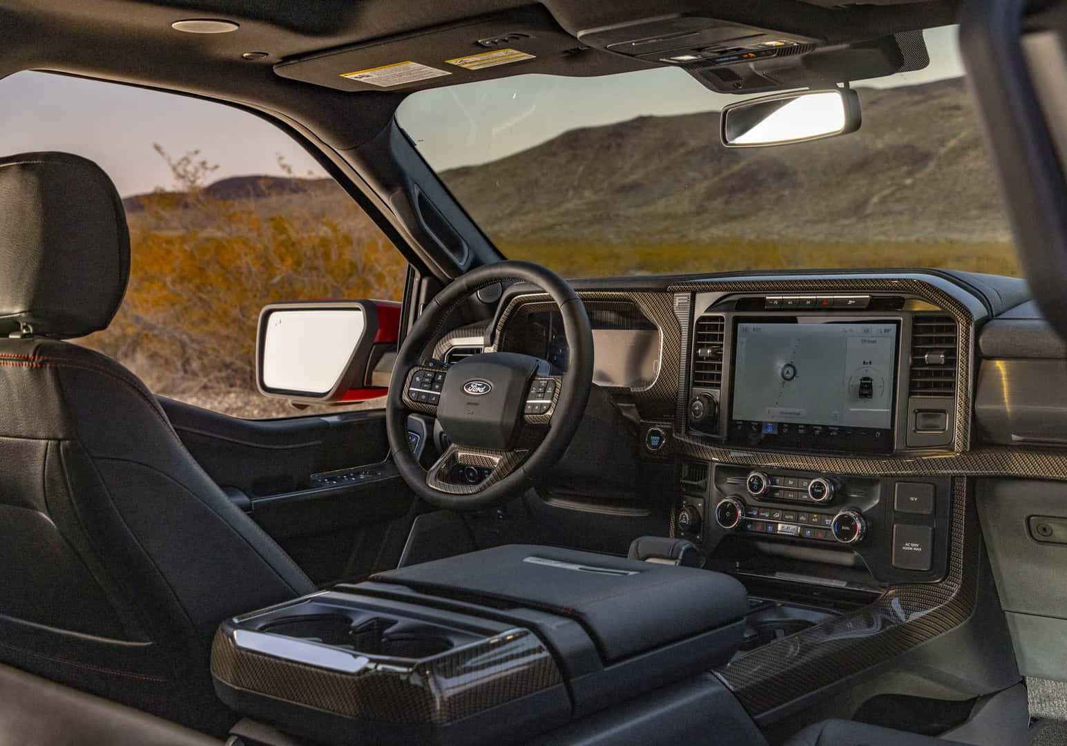shelby f-150 supersnake interior view