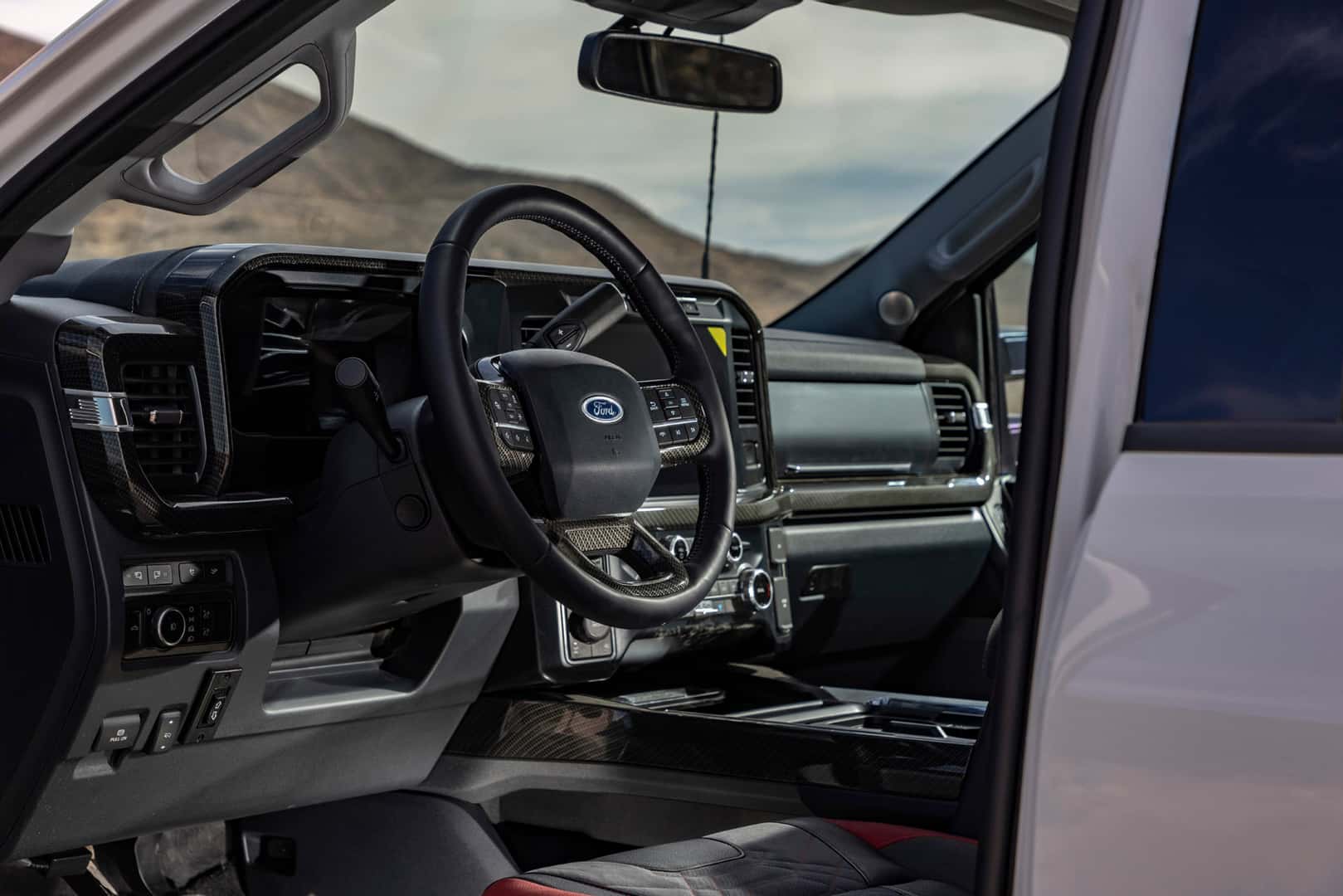 Shelby F-250 Super Baja interior view of the dash