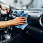 cleaning interior of vehicle