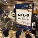 Table Signage Annual Dinner