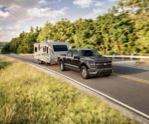 2025 Ford F-150 towing camper