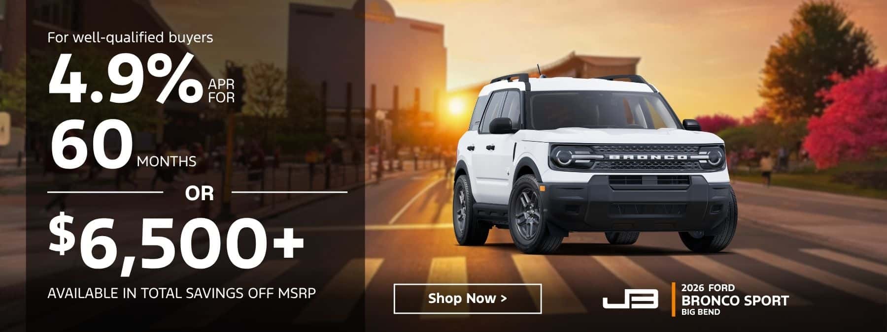 Bronco Sport Offer