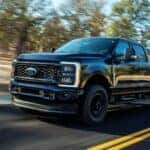 Ford Super Duty engine options including 6.7L Power Stroke V8 Turbo Diesel and 7.3L V8 gas engine