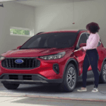 Ford Escape parked in Garage