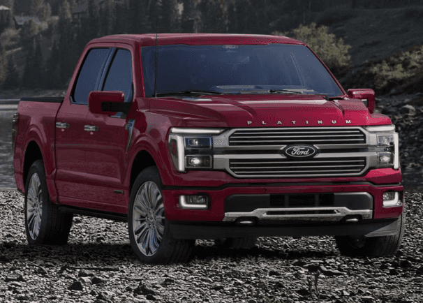 Ford F-150 in red